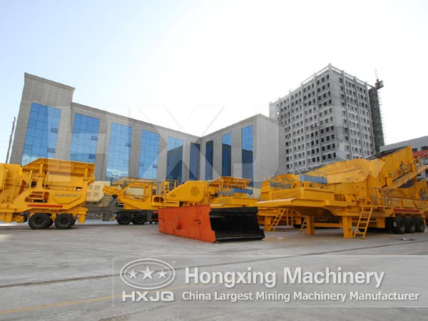 mobile crushing plant