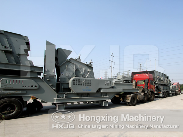 mobile crushing plant