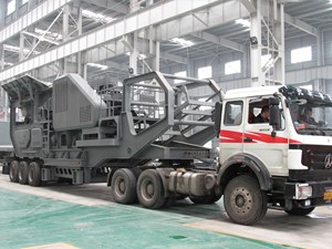 tyre mobile crusher